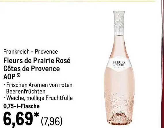 Fleurs de Prairie Rosé Côtes de Provence AOP