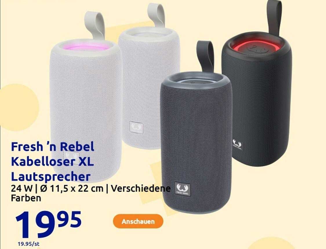 Fresh 'n Rebel Kabelloser XL Lautsprecher