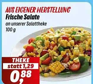 Frische Salate aus eigener Herstellung 100 g