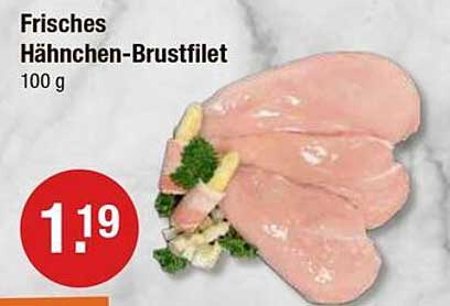 Frisches Hähnchen-Brustfilet 100 g