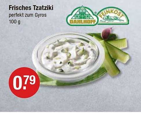 Frisches Tzatziki 100 g - perfekt zum Gyros
