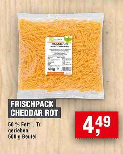 Frischpack Cheddar rot 500 g