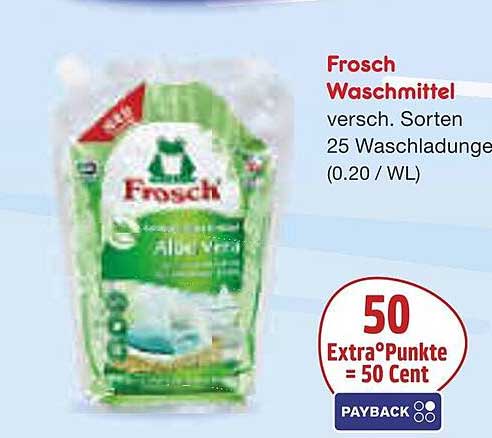 Frosch Waschmittel - 25 Waschladungen zum Sparpreis!