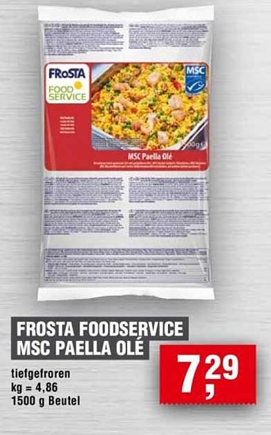 Frosta Foodservice MSC Paella Olé 1500 g