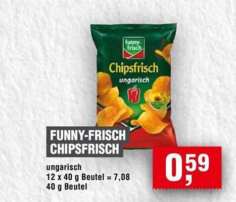 Funny-Frisch Chipsfrisch Ungarisch 40 g Beutel