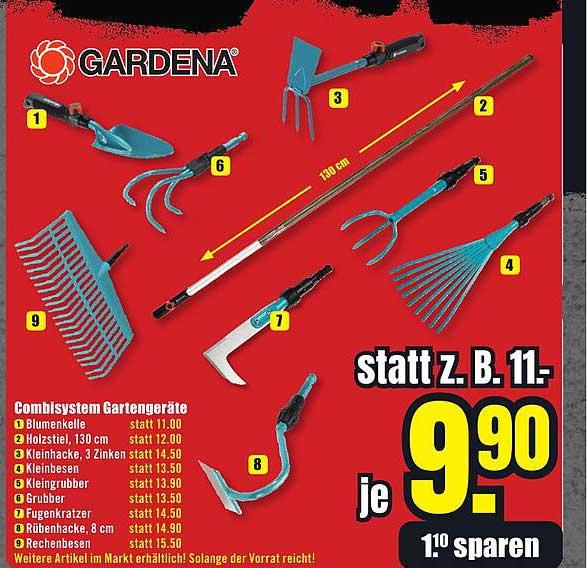 Gardena Combisystem Gartengeräte