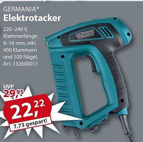 GERMANIA® Elektrotacker