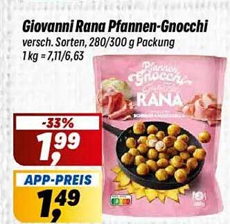 Giovanni Rana Pfannen-Gnocchi - verschiedene Sorten