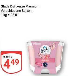 Glade Duftkerze Premium - verschiedene Sorten, 204 g