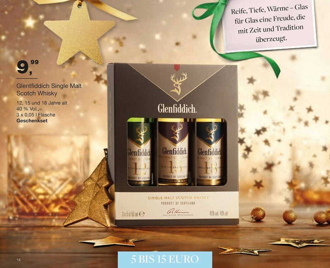 Glenfiddich Single Malt Scotch Whisky Geschenkeset