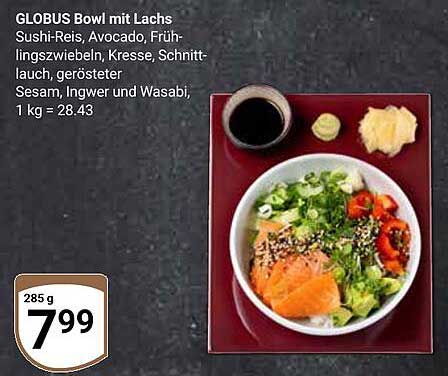 GLOBUS Bowl mit Lachs