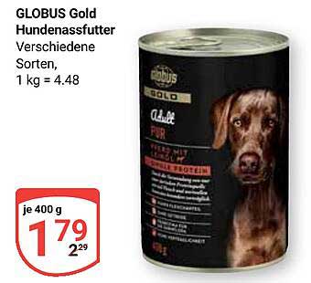 GLOBUS Gold Hundenassfutter - Verschiedene Sorten