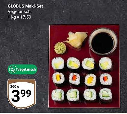 GLOBUS Maki-Set, vegetarisch
