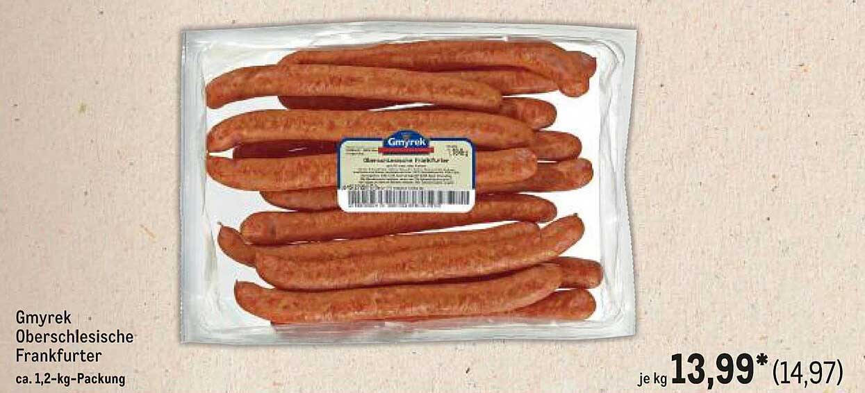 Gmyrek Oberschlesische Frankfurter - ca. 1,2-kg-Packung