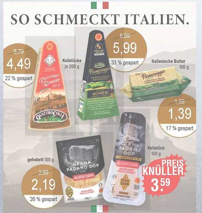 Grana Padano DOP Keilstück 150 g