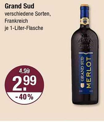 Grand Sud Merlot 1-Liter-Flasche