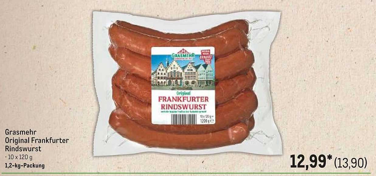 Grasmehr Original Frankfurter Rindswurst