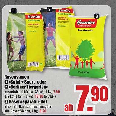 Greenline Rasensamen - Spiel + Sport oder Berli ner Tiergarten