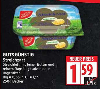 GUT&GÜNSTIG Streichart - 250g Becher