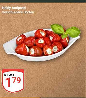 Haldy Antipasti - Verschiedene Sorten