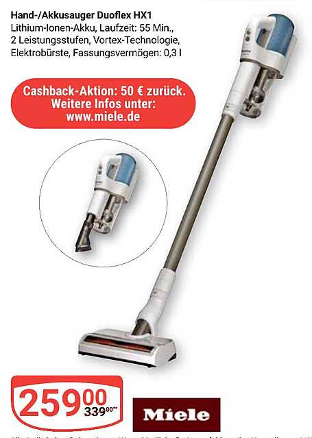 Hand-/Akkusauger Duoflex HX1