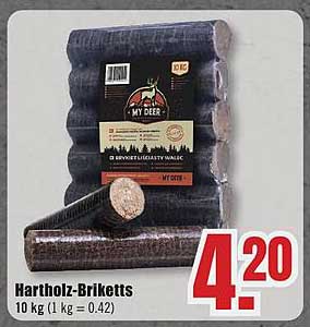 Hartholz-Briketts 10 kg
