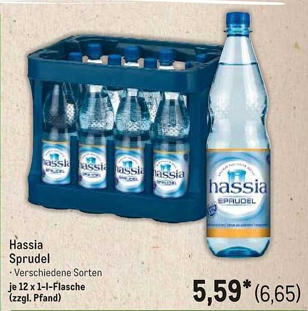 Hassia Sprudel - Verschiedene Sorten