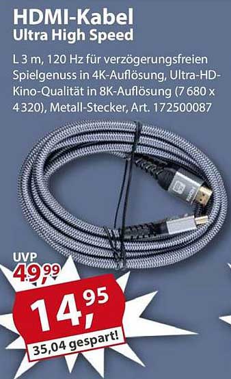 HDMI-Kabel Ultra High Speed