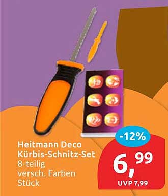 Heitmann Deco Kürbis-Schnitz-Set 8-teilig
