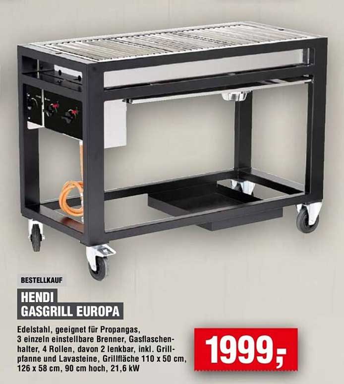 HENDI GASGRILL EUROPA