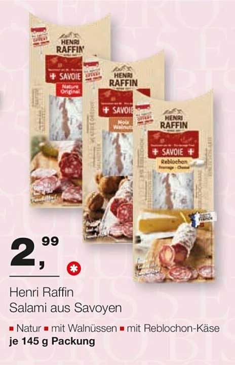 Henri Raffin Salami aus Savoyen