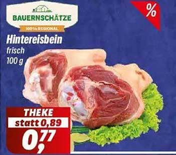 Hintereisbein frisch 100 g - BAUERNSCHÄTZE