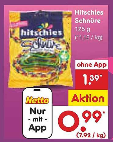 Hitschies Schnüre 125 g