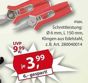 Hochwertige Gartenschneider - jetzt zum Sonderpreis!