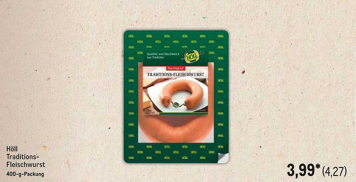 Höll Traditions-Fleischwurst - 400-g-Packung