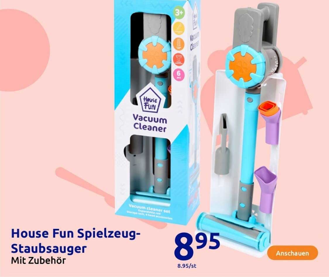 House Fun Spielzeug-Staubsauger mit Zubehör