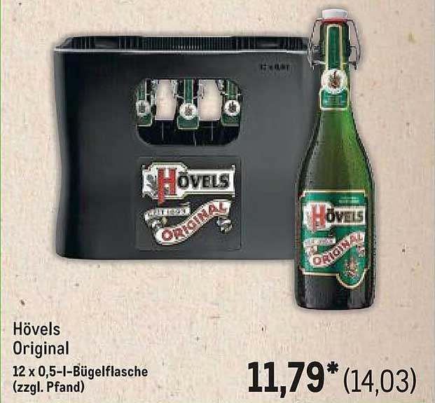 Hövels Original 12 x 0,5-l-Bügelflasche (zzgl. Pfand)