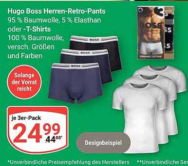 Hugo Boss Herren-Retro-Pants 3er-Pack