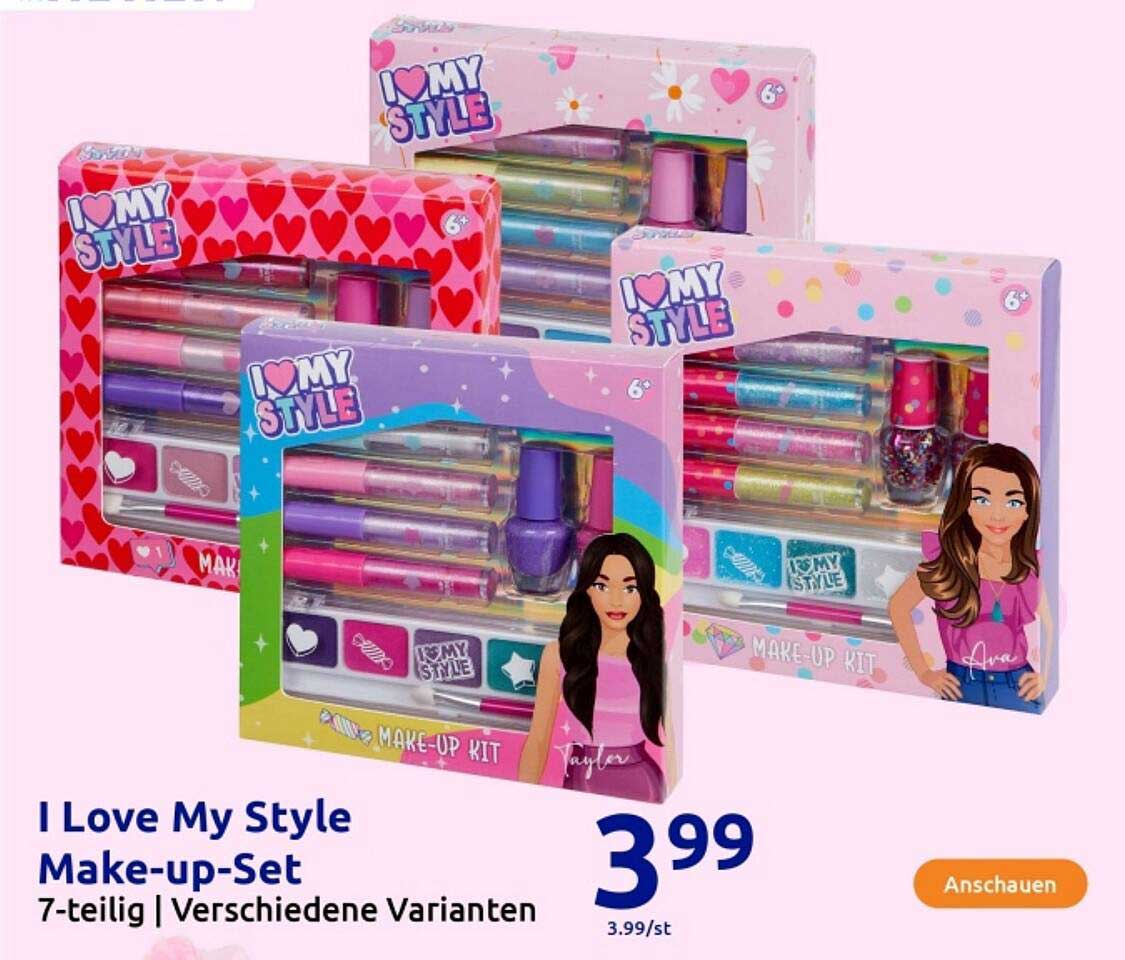 I Love My Style Make-up-Set - 7-teilig | Verschiedene Varianten