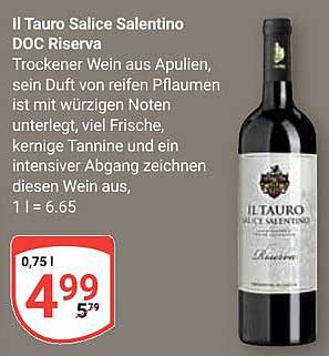 Il Tauro Salice Salentino DOC Riserva