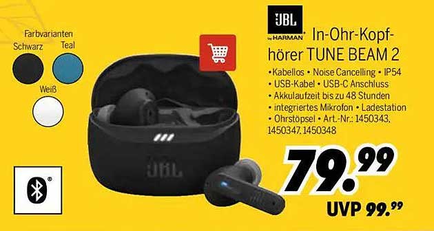 JBL In-Ohr-Kopfhörer TUNE BEAM 2