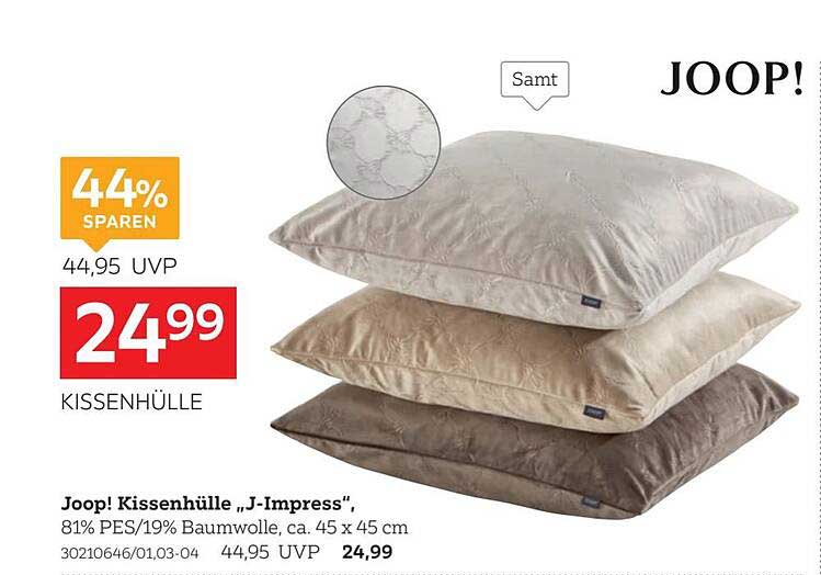 Joop! Kissenhülle „J-Impress“