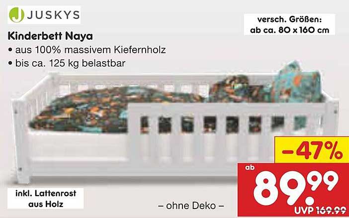 JUSKYS Kinderbett Naya
