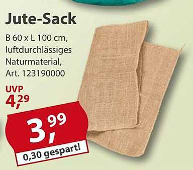 Jute-Sack 60 x 100 cm