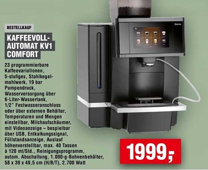 KAFFEEVOLL-AUTOMAT KV1 COMFORT