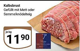 Kalbsbrust gefüllt mit Mett oder Semmelknödelteig