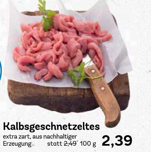 Kalbschnitzeltes - extra zart, aus nachhaltiger Erzeugung