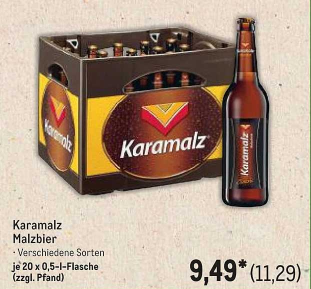 Karamalz Malzbier - Verschiedene Sorten
