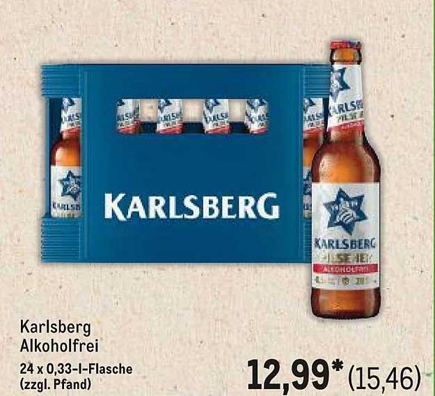 Karlsberg Alkoholfrei 24 x 0,33-l-Flasche