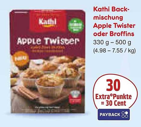 Kathi Backmischung Apple Twister oder Broffins 330 g - 500 g